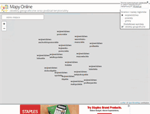 Tablet Screenshot of mapyonline.pl